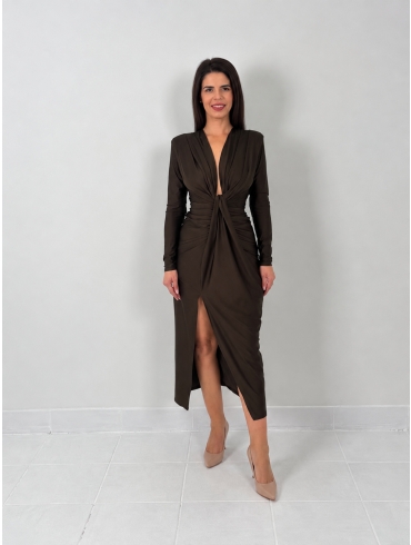 Rochie dama - ISABELLA - brown