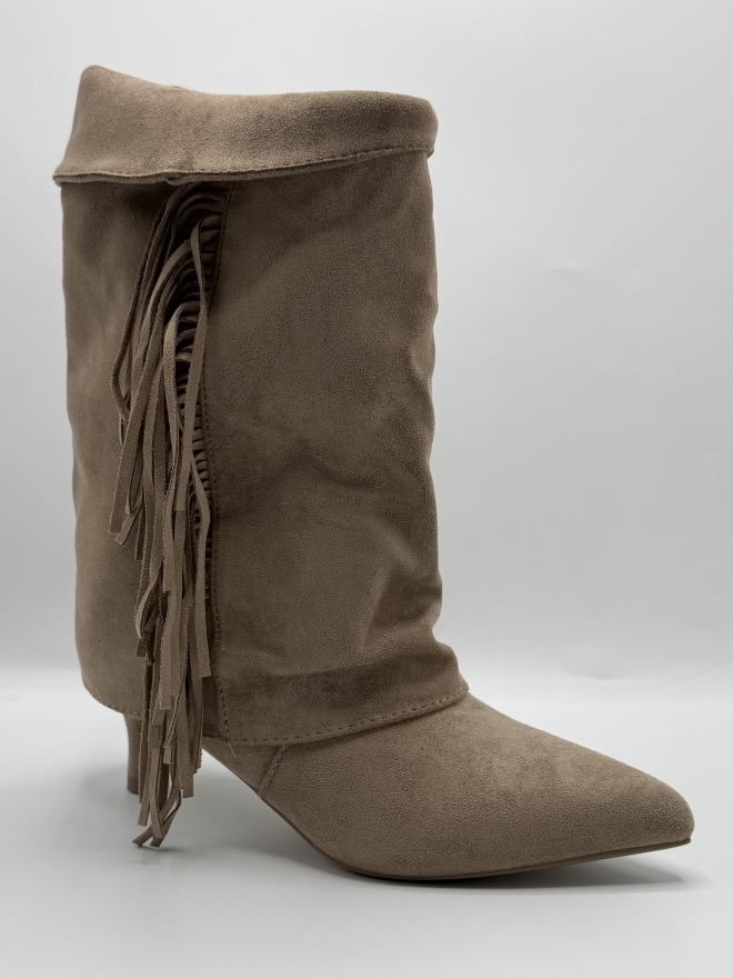 Cizme dama SIENNA - Taupe western 