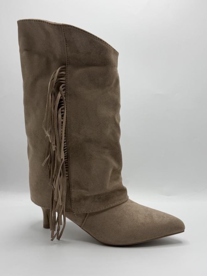 Cizme dama SIENNA - Taupe western 