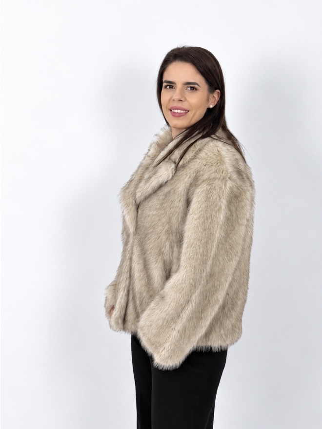 Jacheta dama - LORENA - beige