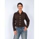 Camasa dama - COLETTE - brown