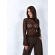 Bluza dama - JULIETTE - brown